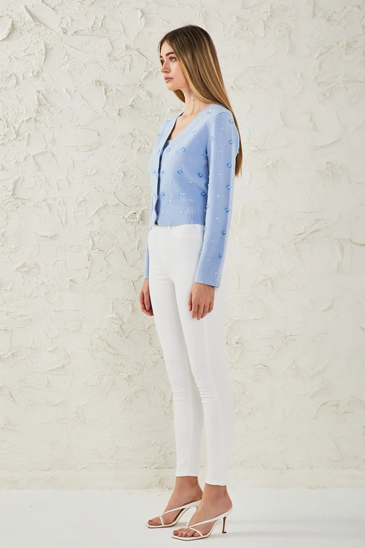 Sequin Embellished Cardigan - Final Sale sold by Endless Rose product image thumbnail 3