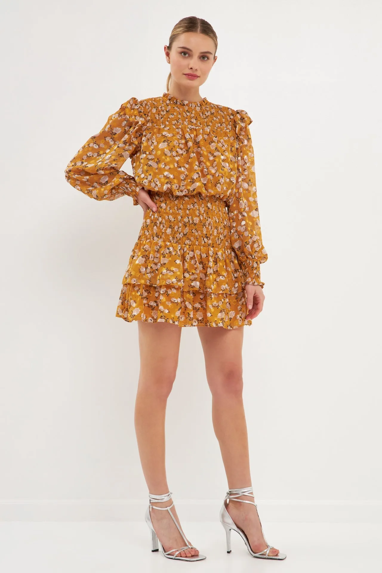 Floral Texture Mini Dress sold by Endless Rose product image thumbnail 3