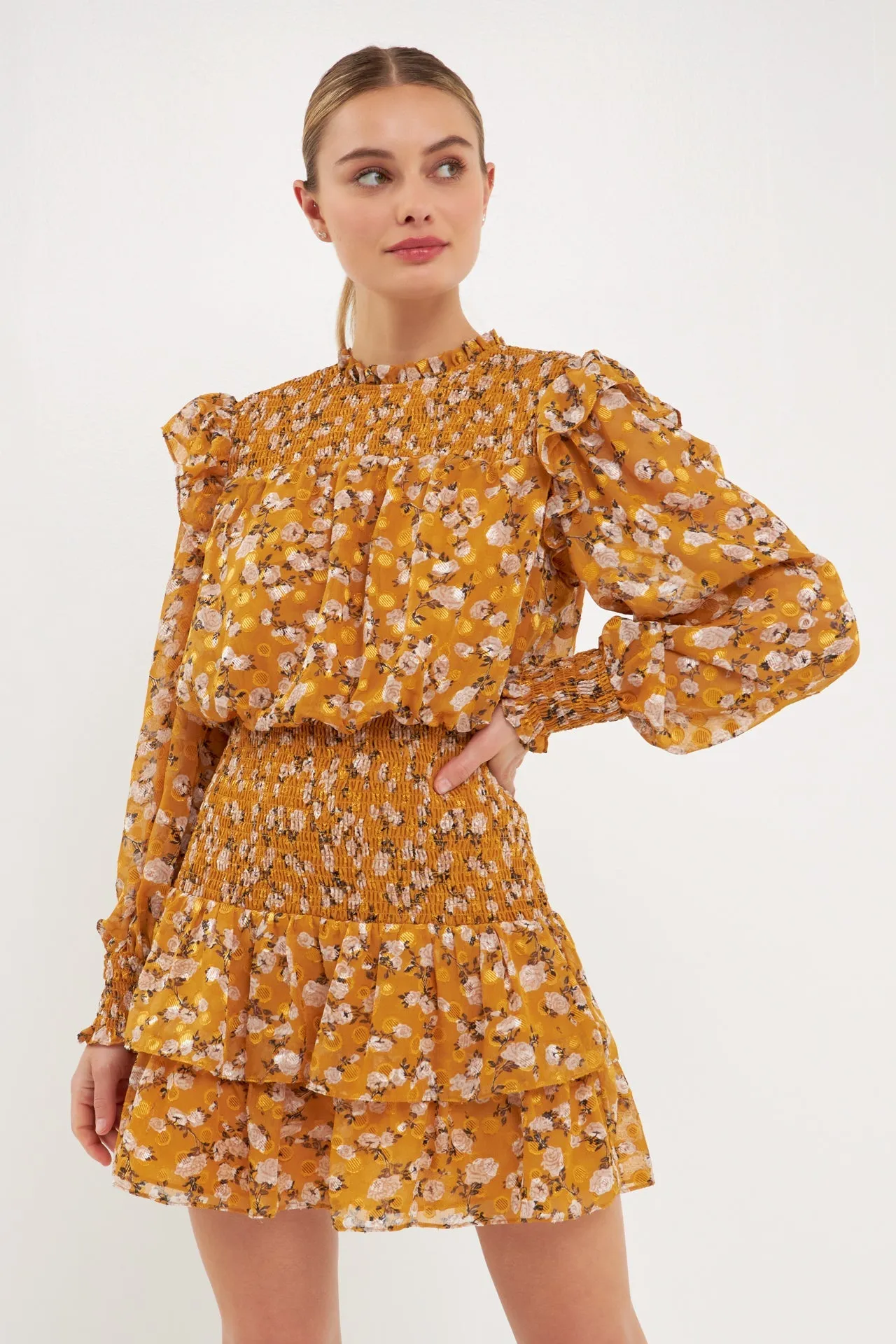 Floral Texture Mini Dress sold by Endless Rose product image thumbnail 5