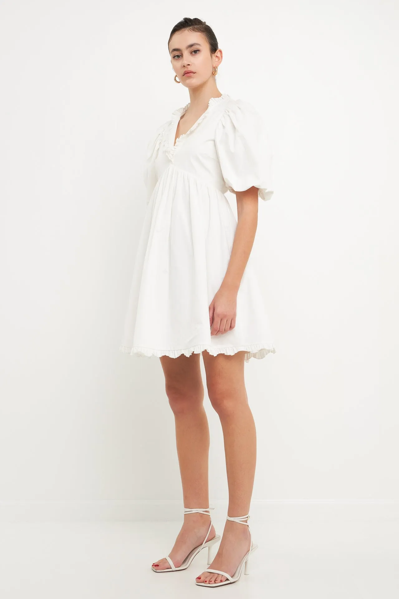 Ruffle Detail Mini Dress sold by Endless Rose product image thumbnail 3
