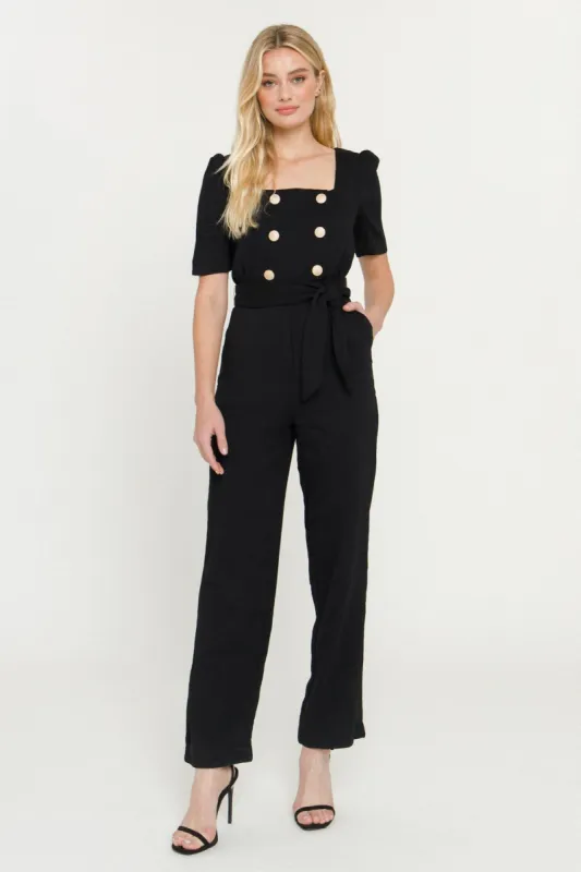 Double Button Jumpsuit sold by Endless Rose