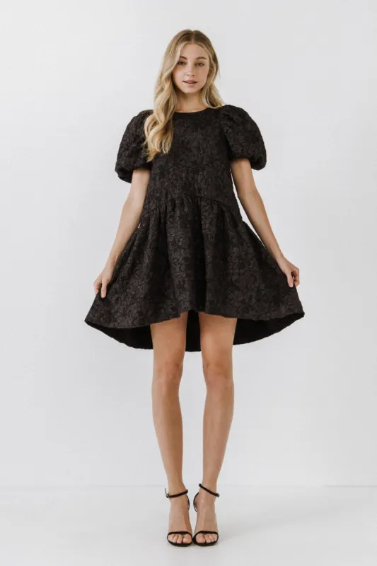 Puff Sleeve Drop Waist Dress made by Endless Rose