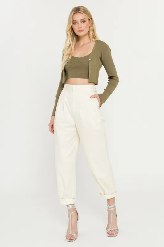 Knit Cardigan Sweater Set sold by Endless Rose