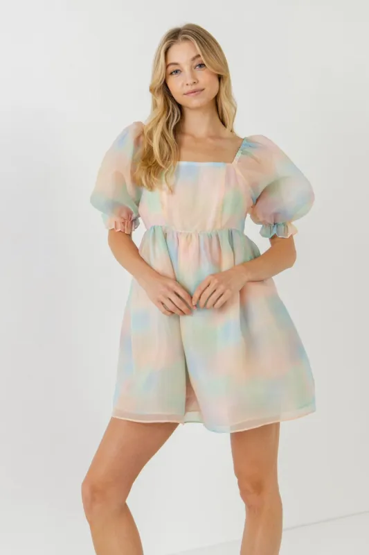 Ombre Puff MIni Dress sold by Endless Rose