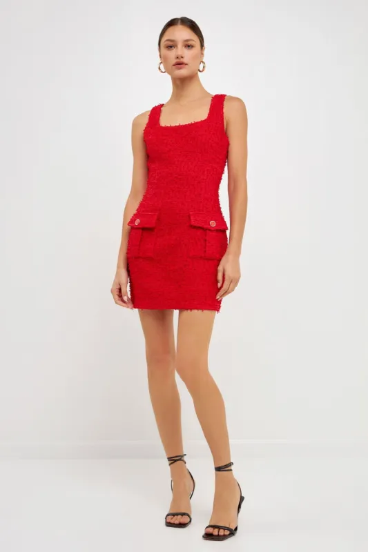Tweed Mini Dress sold by Endless Rose