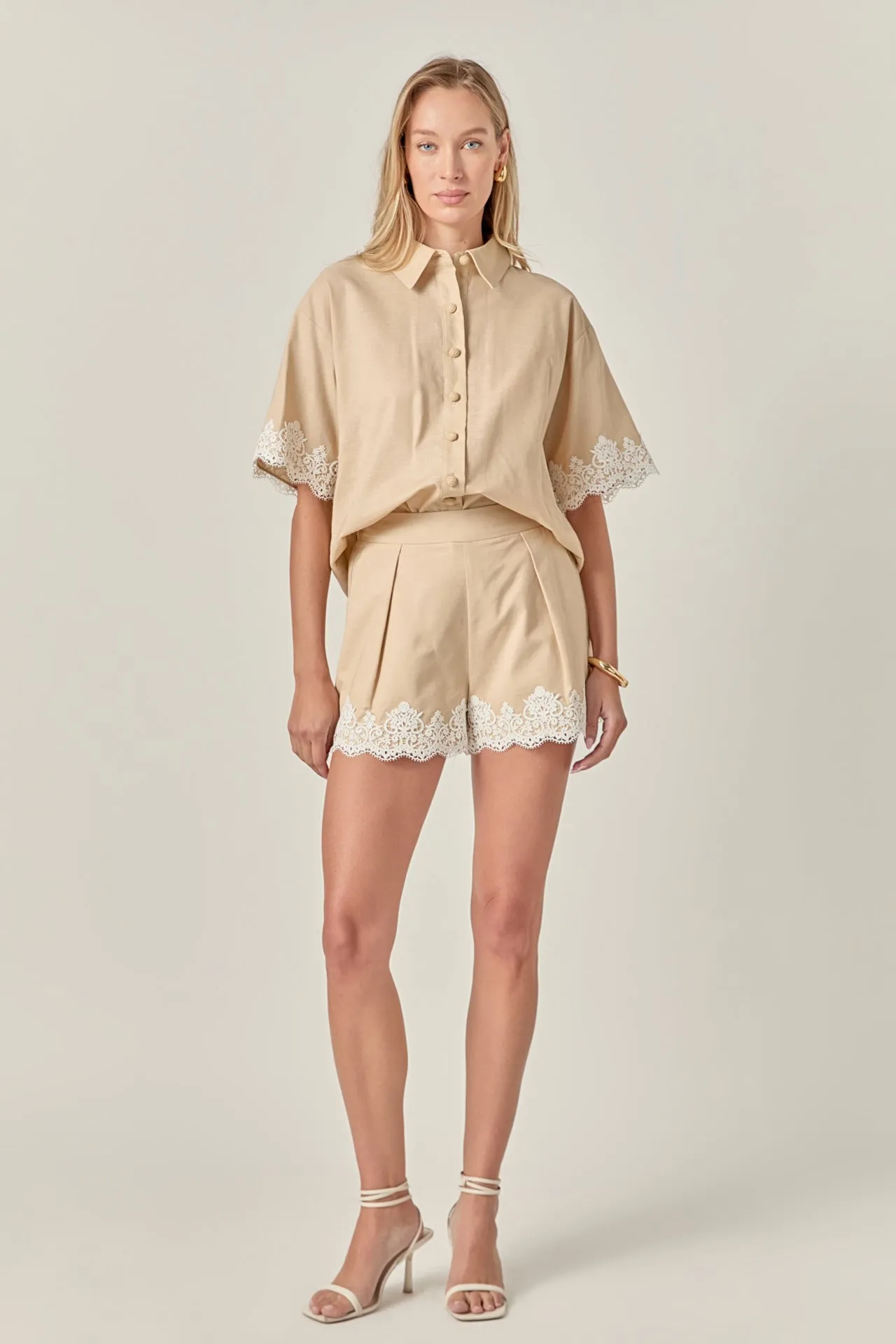 Lace Shorts sold by English Factory product image thumbnail 3