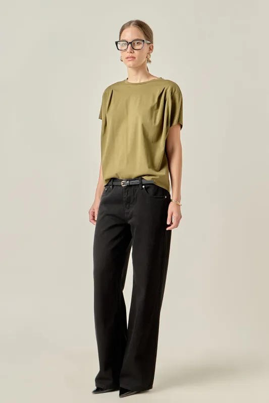 Pleated T-Shirt made by English Factory