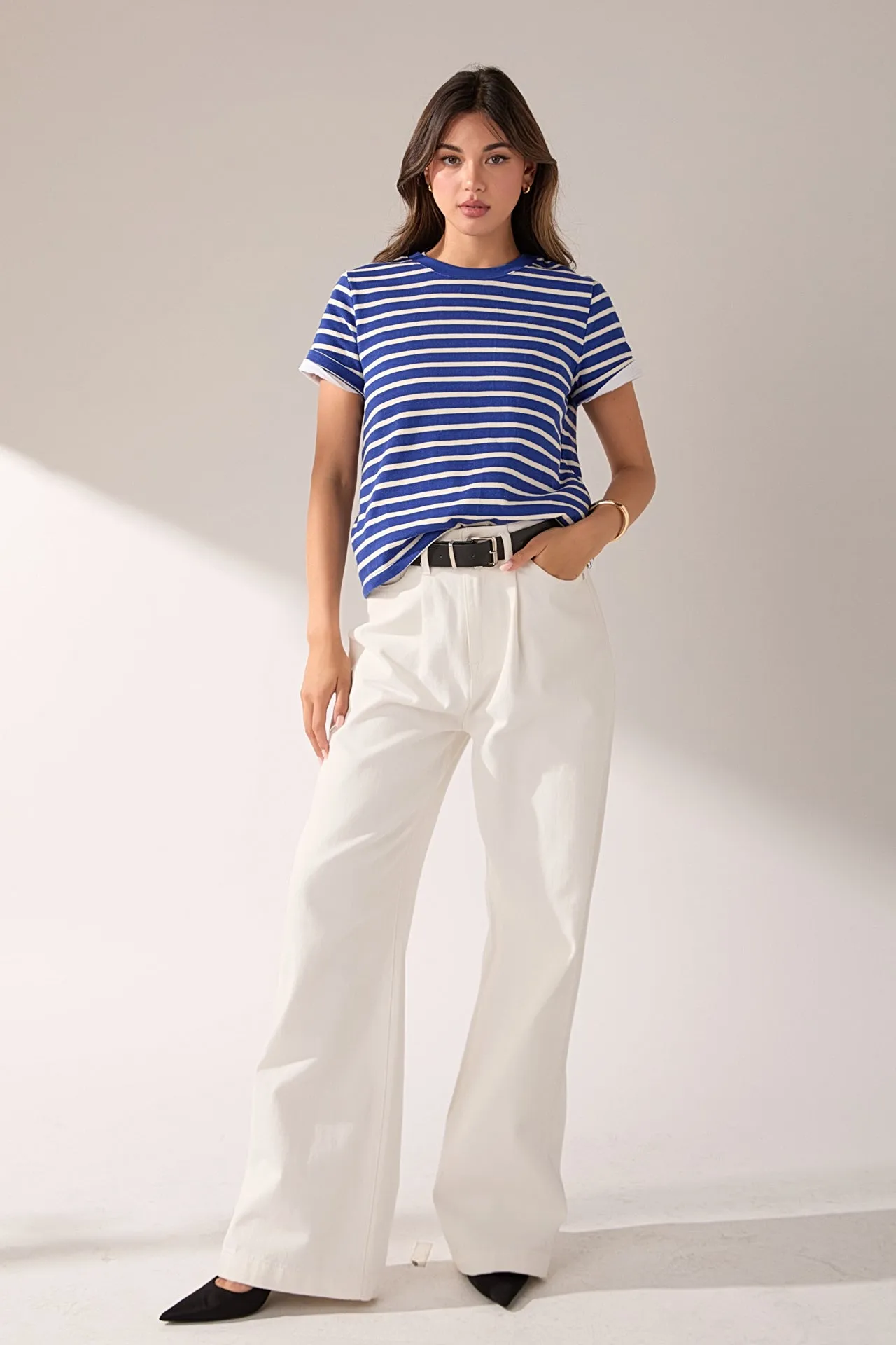 Stripe T-shirt sold by English Factory