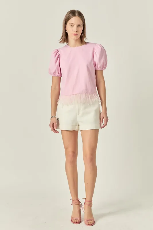 Feather Edge Top sold by English Factory