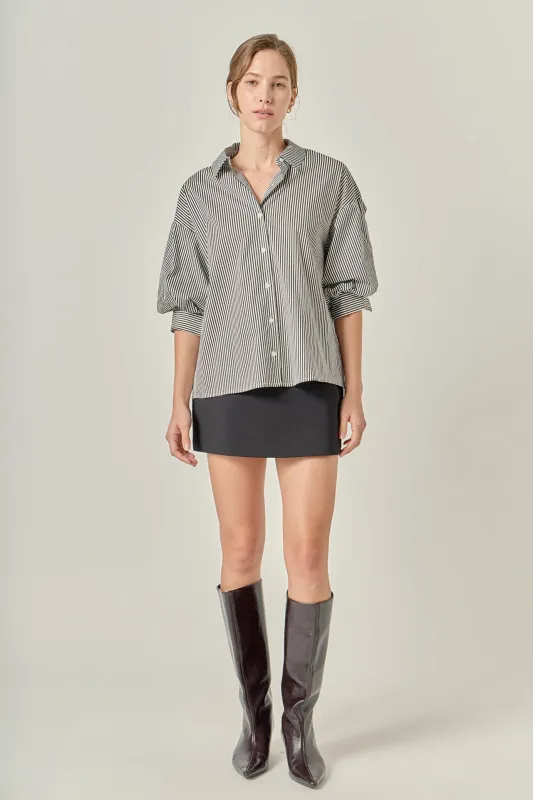 Striped Button Down Shirt sold by English Factory