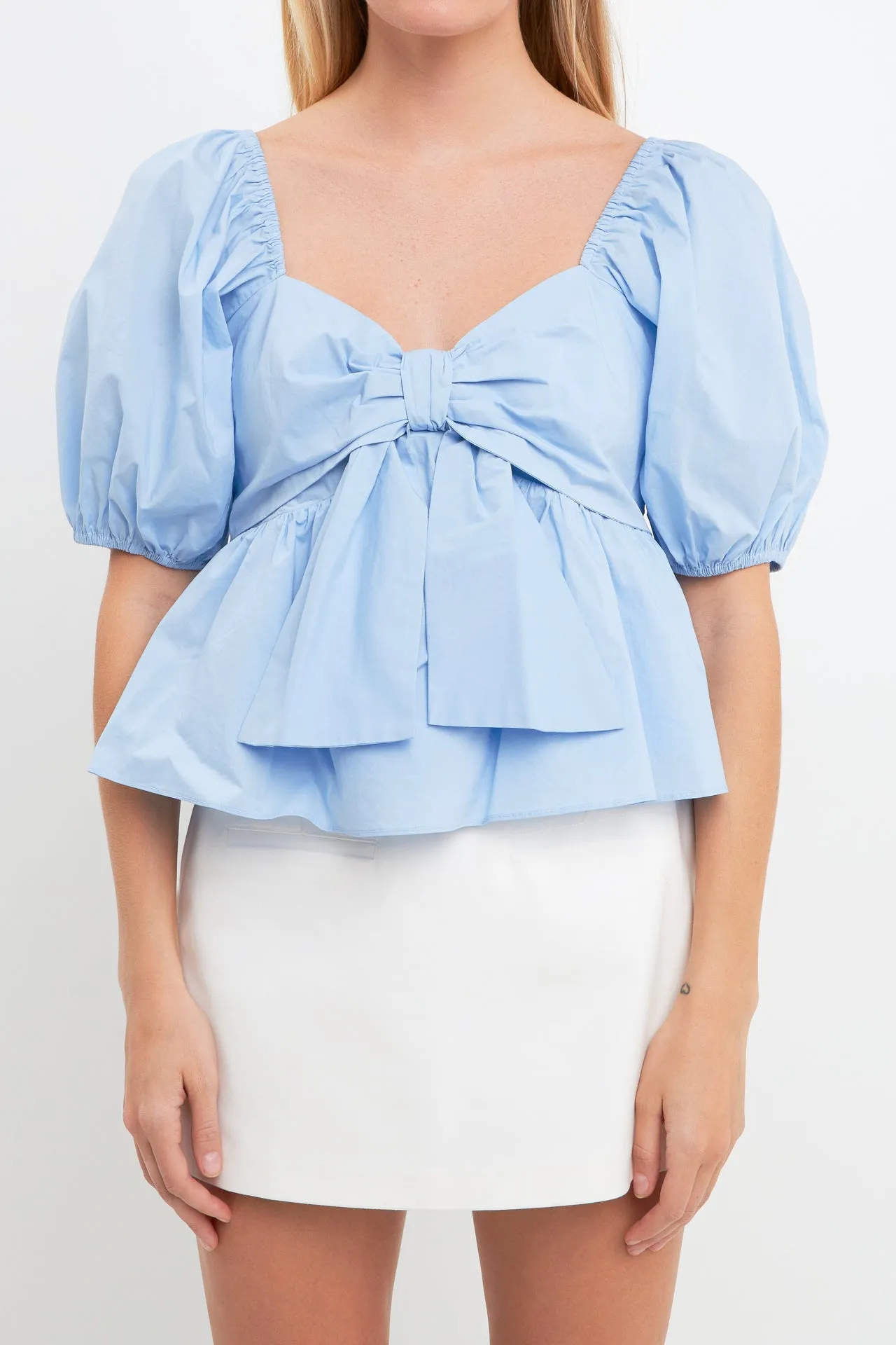 Sweetheart Top with Bow sold by English Factory product image thumbnail 2