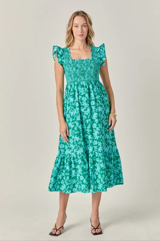 The Lorelei Smocked Dress sold by English Factory