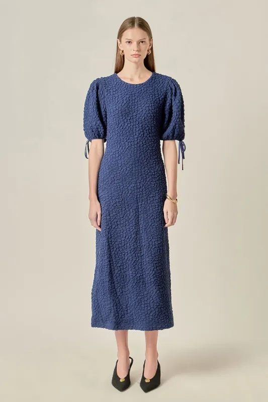 Smocked Midi Dress sold by English Factory