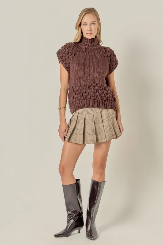Bubble Knit Sweater sold by English Factory