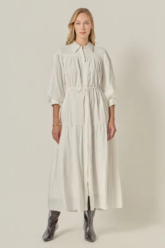 Shirt Maxi Dress sold by English Factory