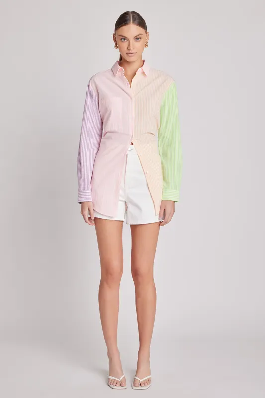 Striped Color Block Shirts sold by English Factory