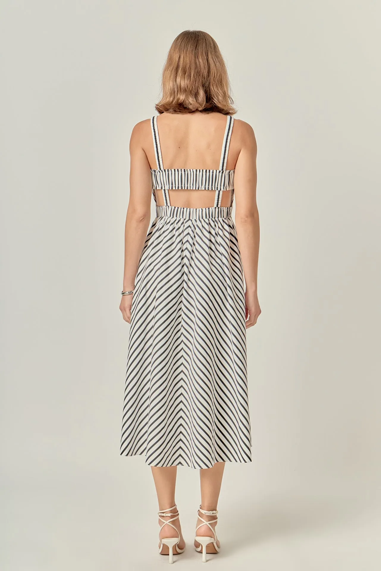 Striped Smocked Dress sold by English Factory product image thumbnail 4