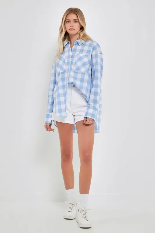 Gingham Checked Shirts sold by English Factory