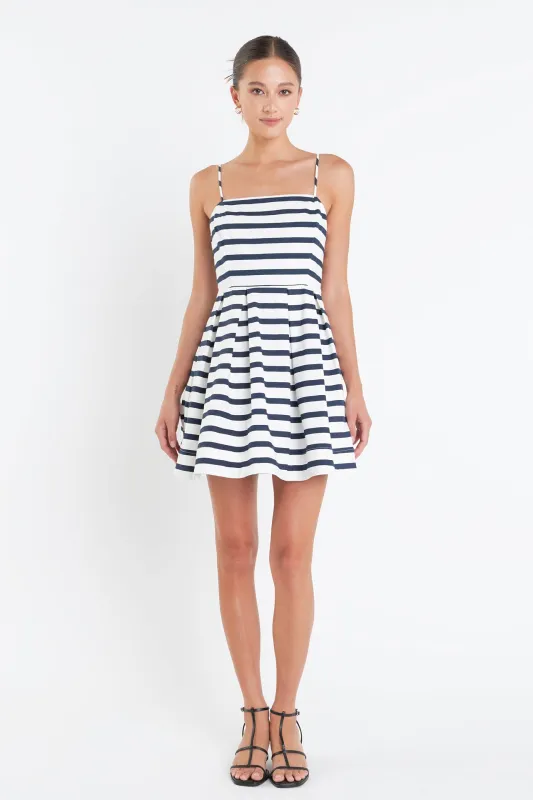 Striped Mini Dress sold by English Factory