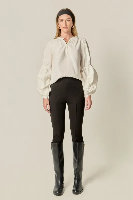 Blouson Sleeve Blouse sold by English Factory