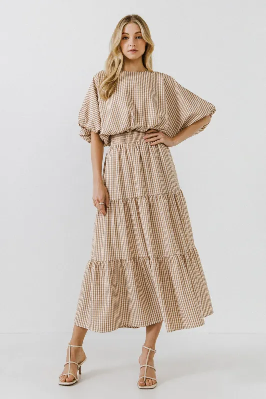 Voluminous Cropped Top sold by English Factory