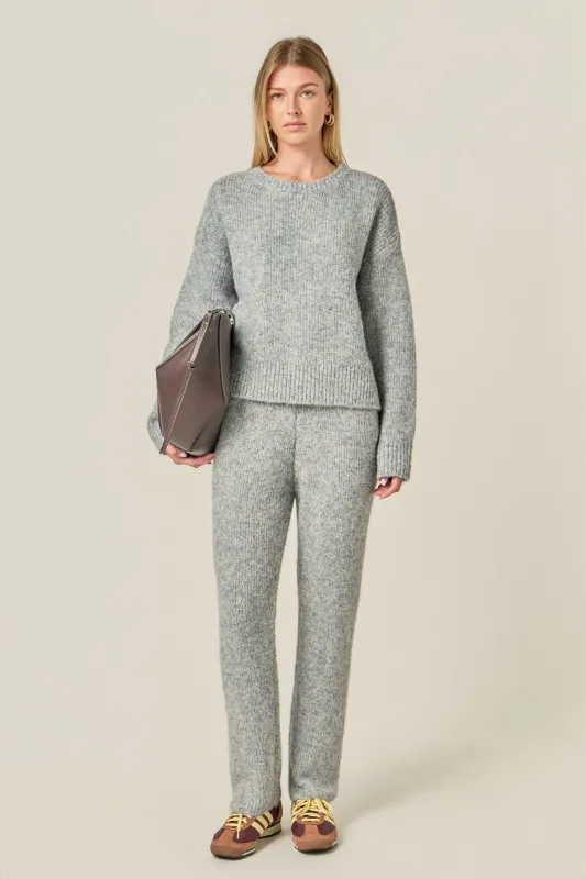 Blend Cropped Fuzzy Sweater sold by English Factory