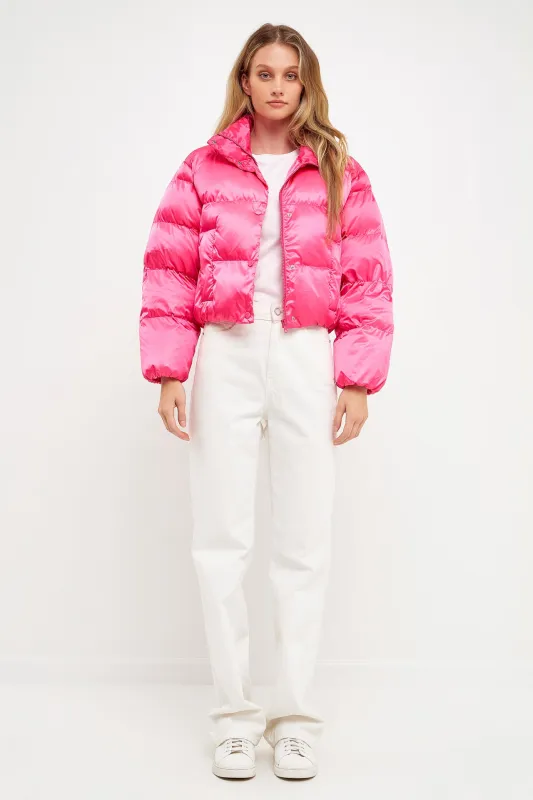 Puffer Cropped Jacket sold by English Factory