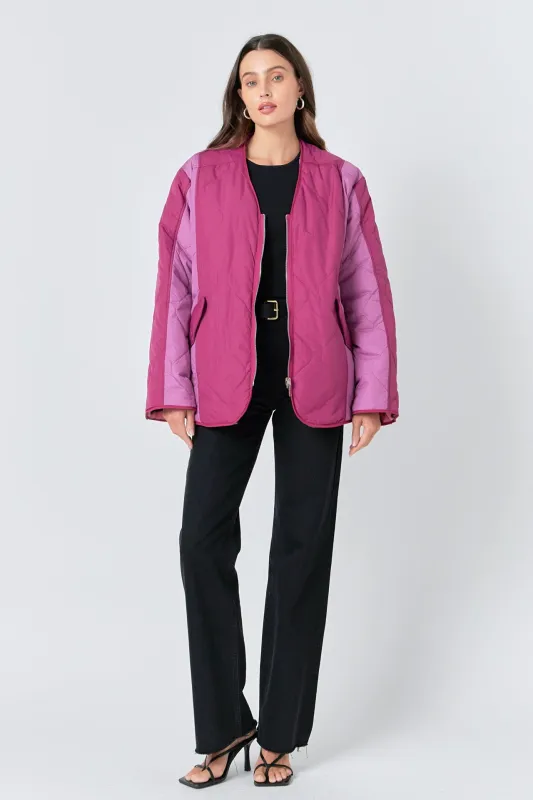 Oversized Quilted Jacket sold by English Factory
