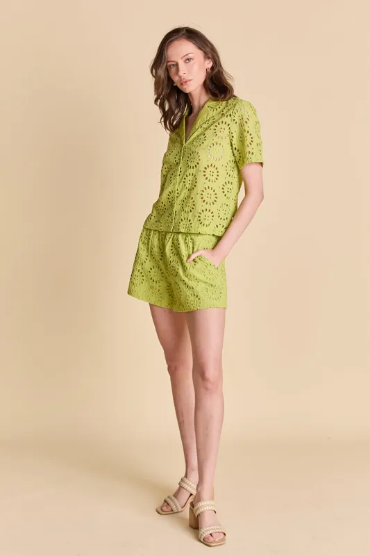 Embroidered Cotton Shorts sold by English Factory