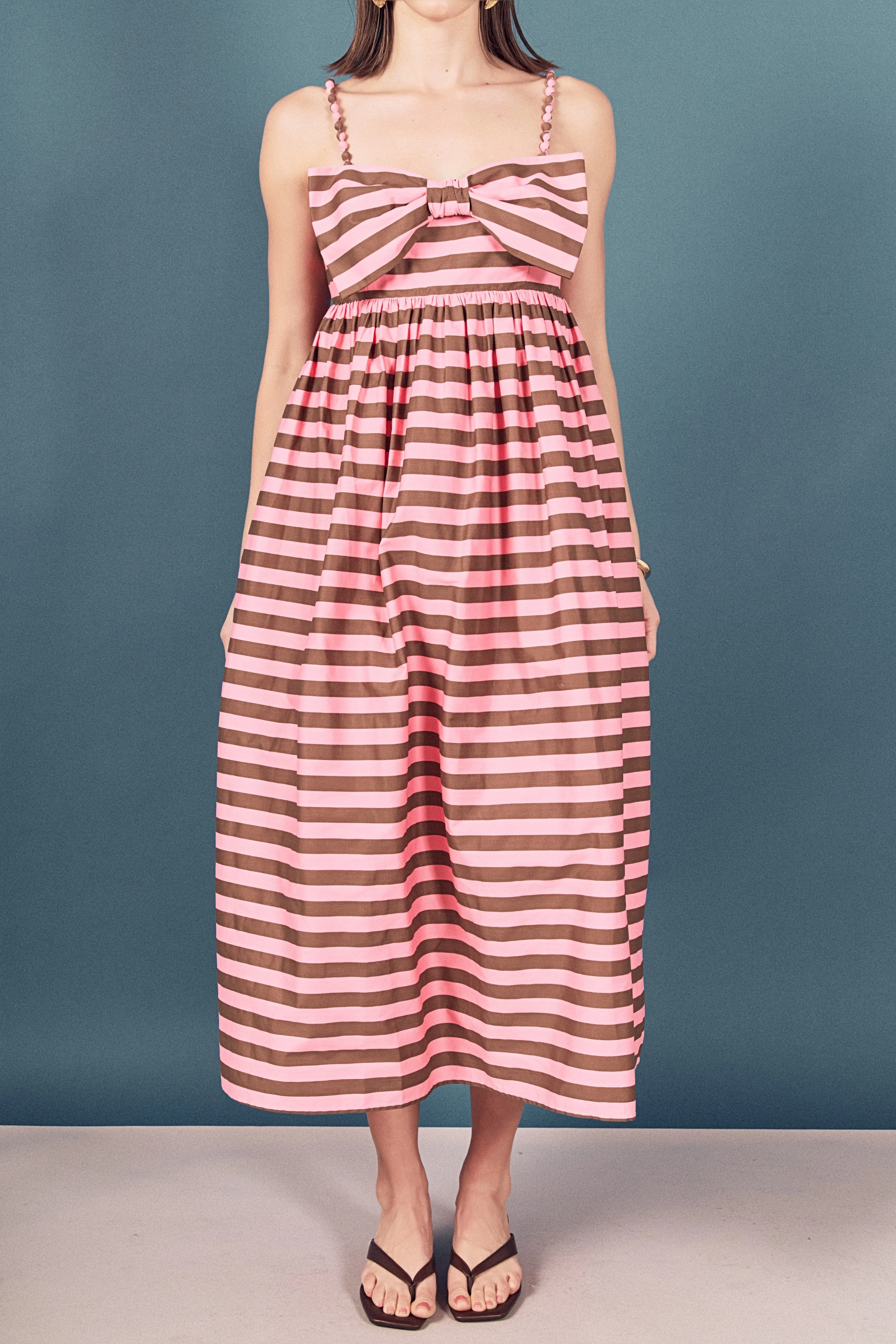 Striped Midi Dress sold by English Factory product image thumbnail 2