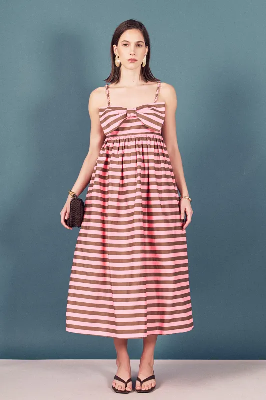 Striped Midi Dress sold by English Factory