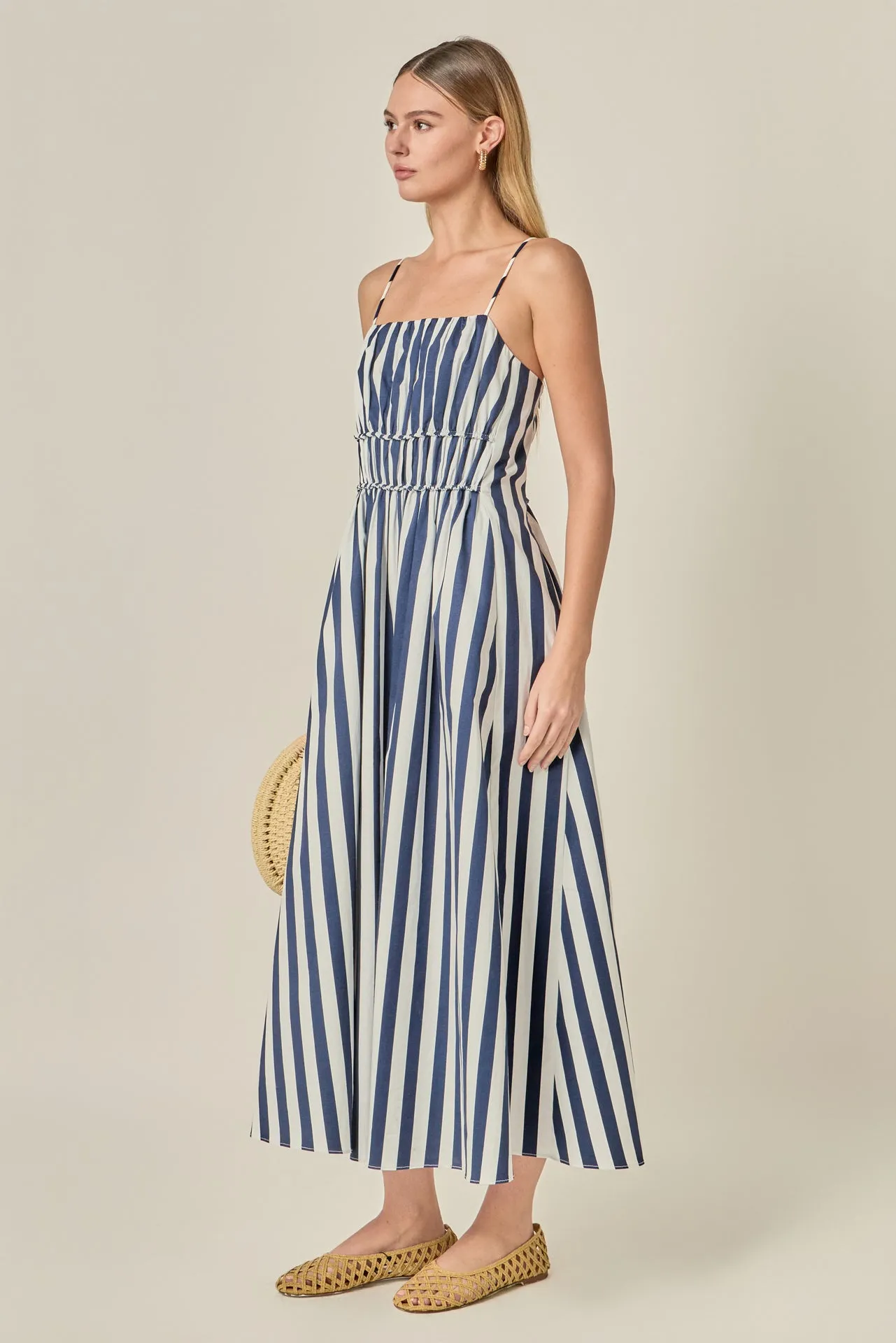 Stripe Sleeveless Maxi Dress sold by English Factory product image thumbnail 3