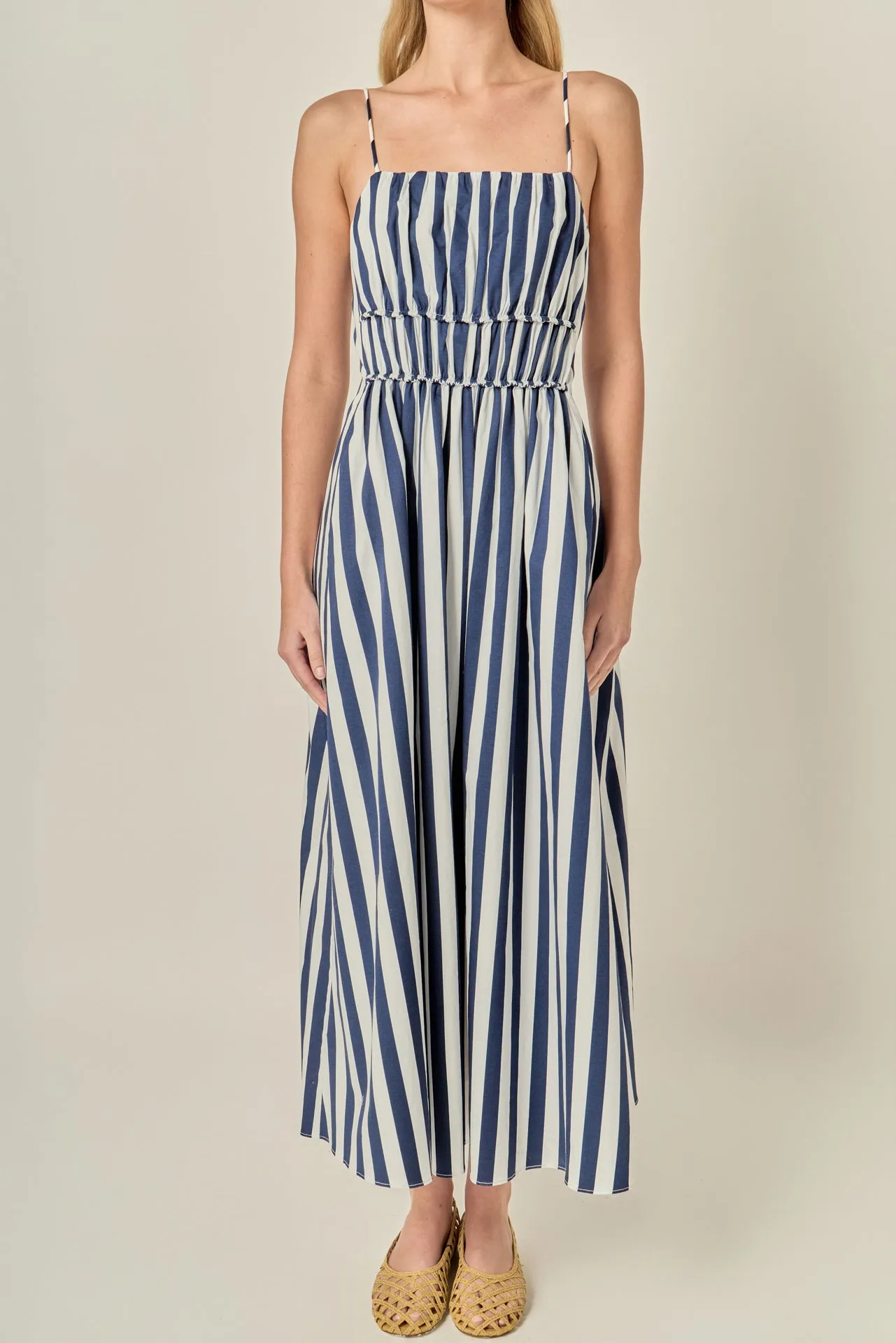 Stripe Sleeveless Maxi Dress sold by English Factory product image thumbnail 2