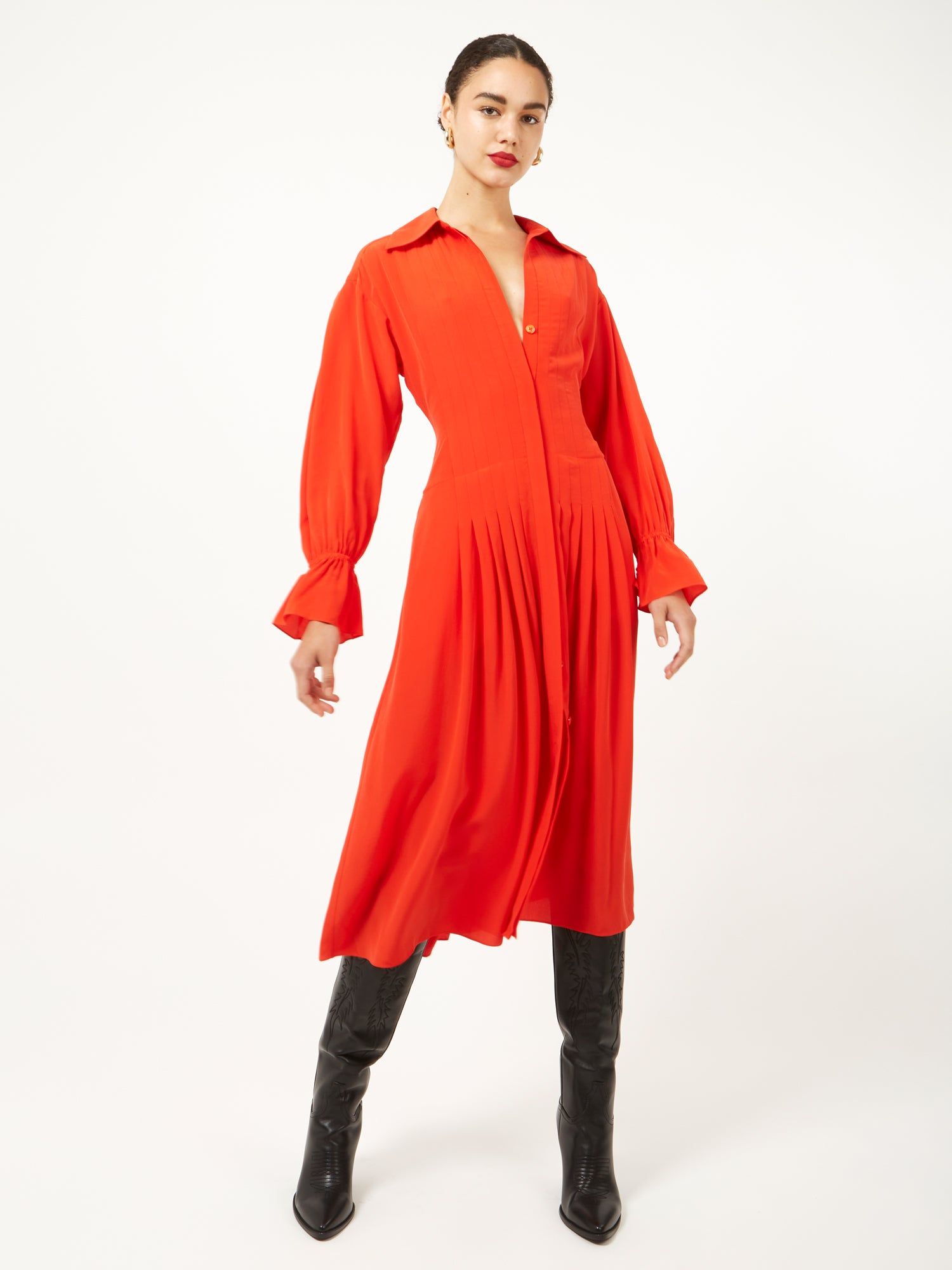 Briella Midi Silk Dress sold by Equipment