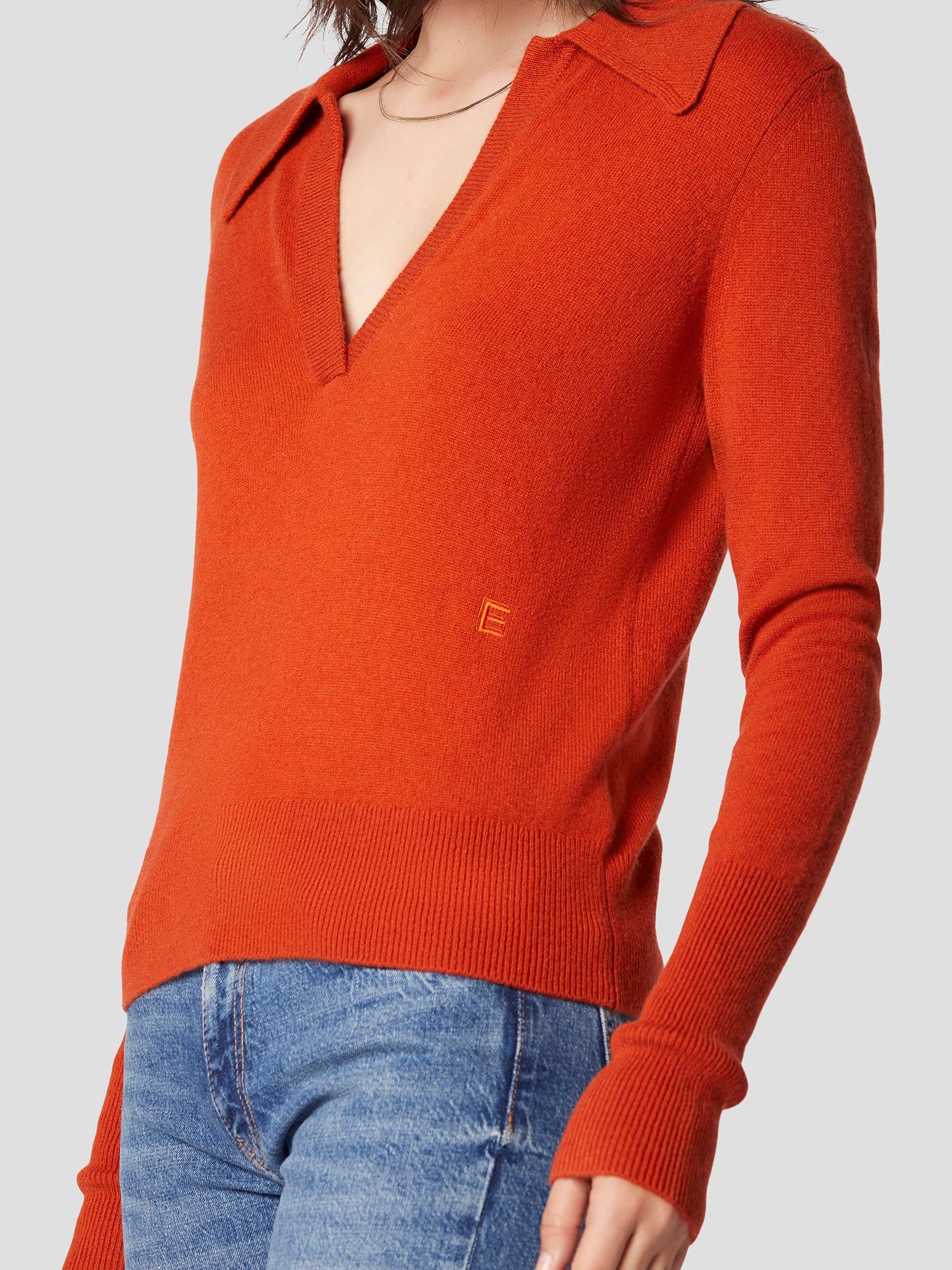 AUDENN CASHMERE POLO SWEATER sold by Equipment