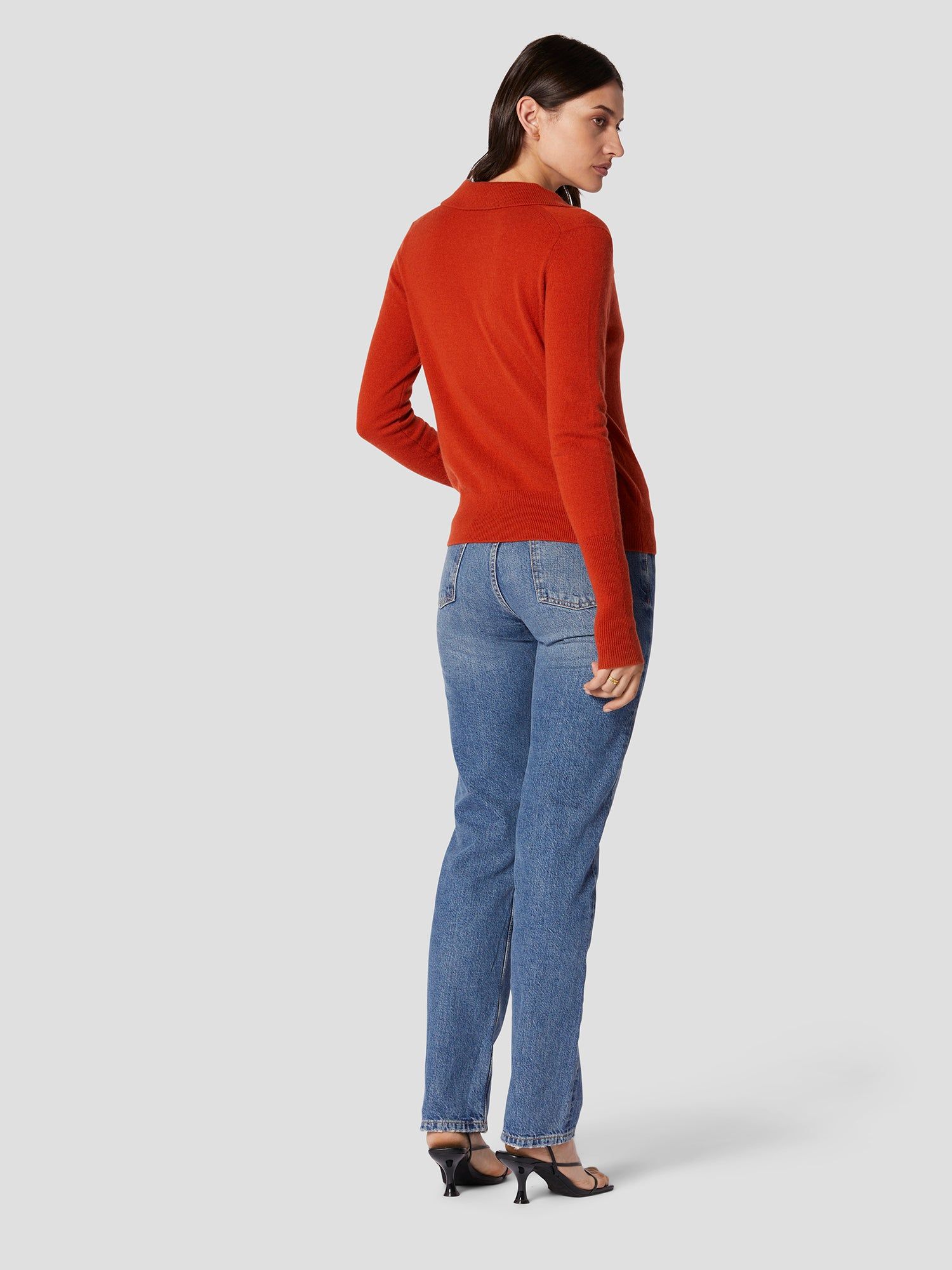 AUDENN CASHMERE POLO SWEATER sold by Equipment product image thumbnail 6