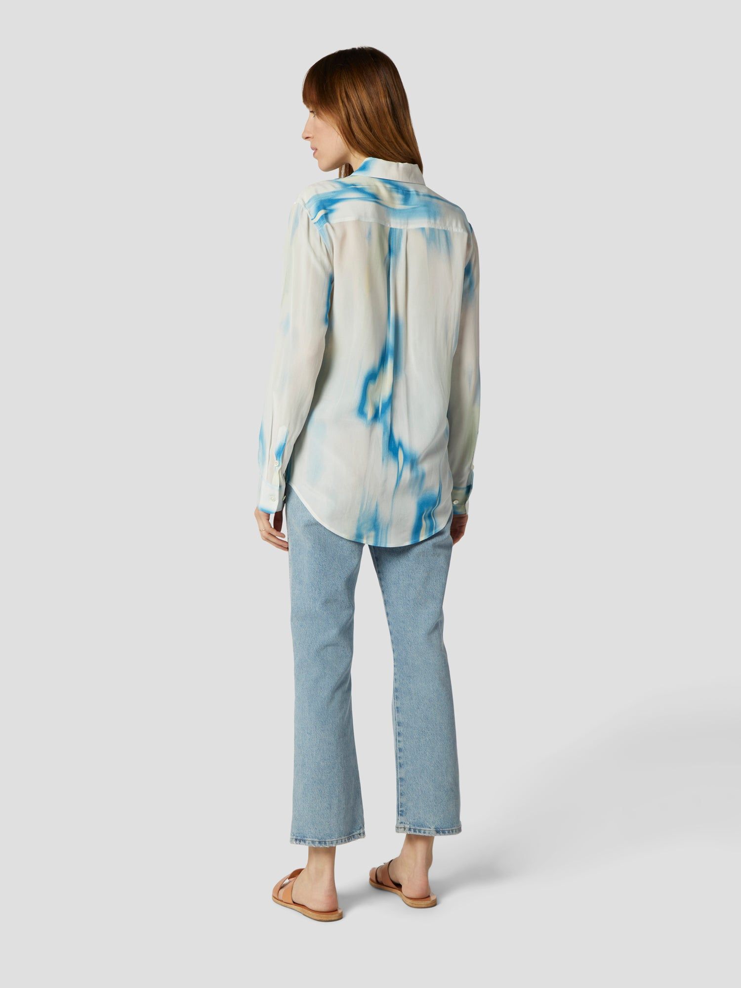 SIGNATURE SILK SATIN SHIRT sold by Equipment product image thumbnail 5