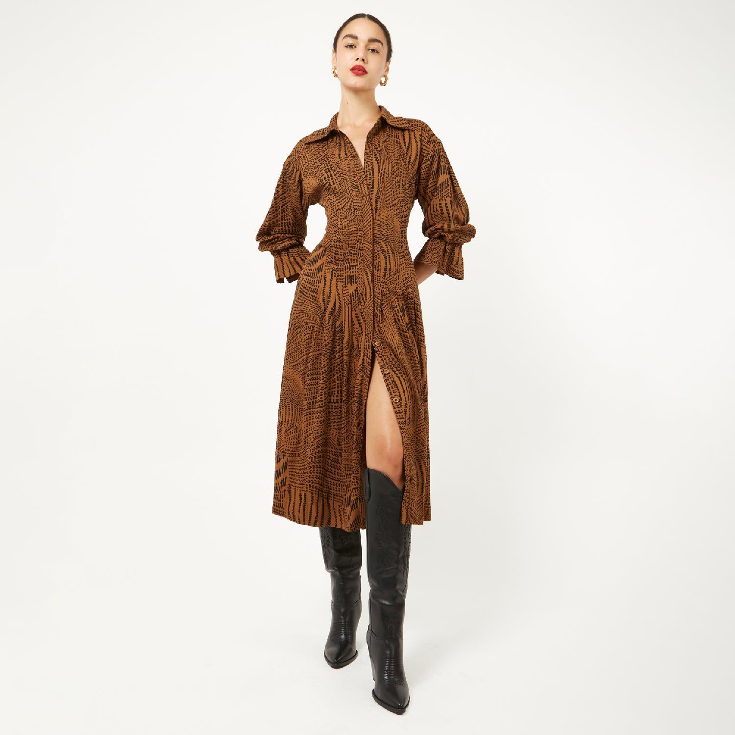 Briella Midi Dress sold by Equipment product image thumbnail 5