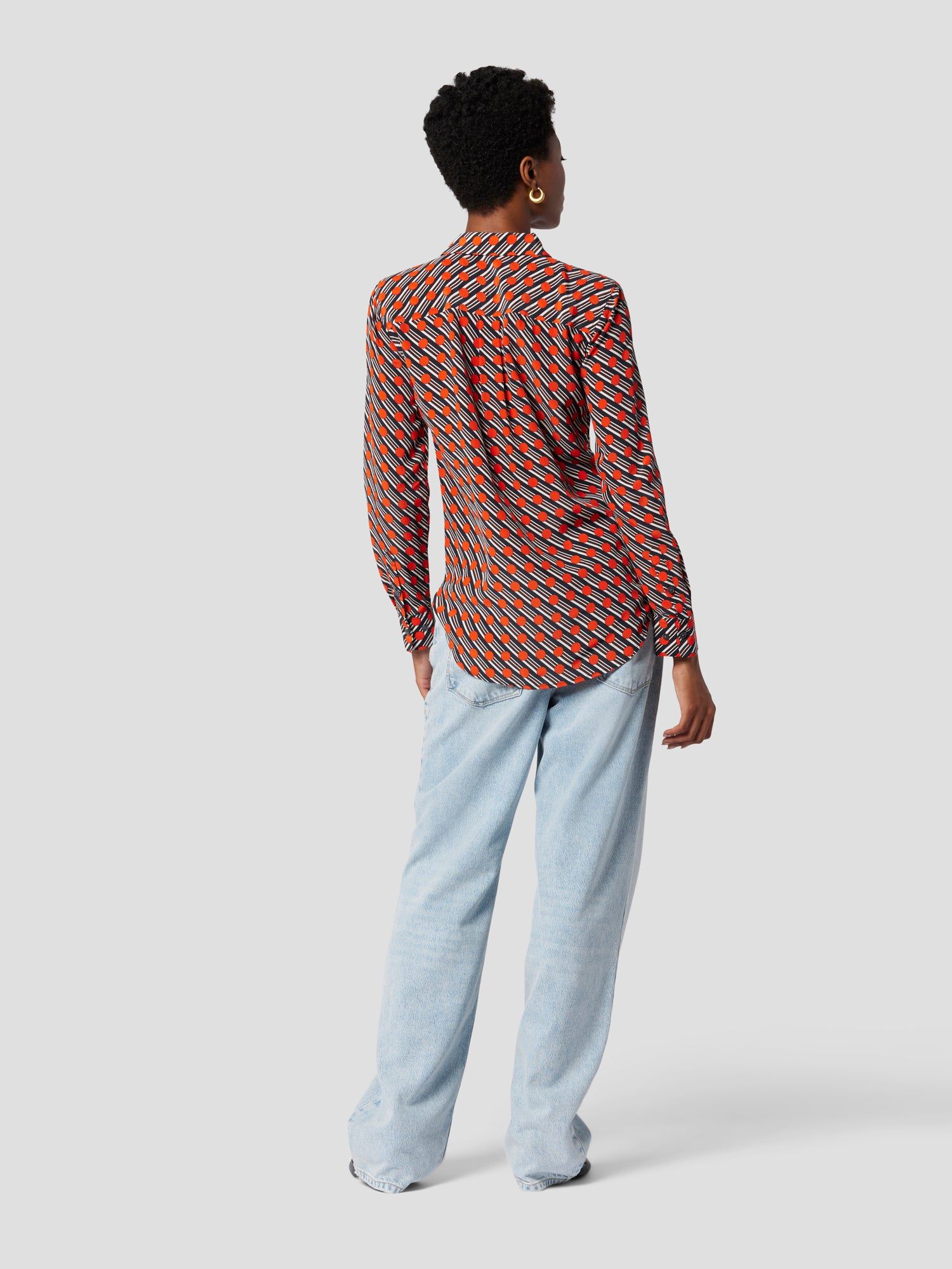 Slim Signature Silk Shirt sold by Equipment product image thumbnail 6