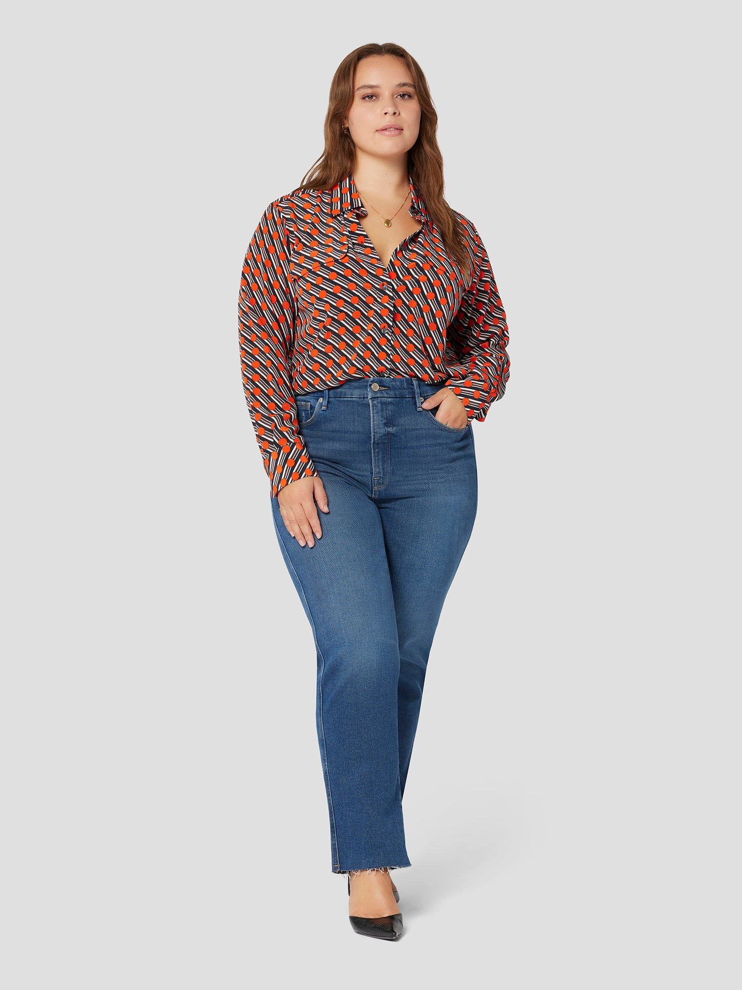 Slim Signature Silk Shirt sold by Equipment product image thumbnail 11