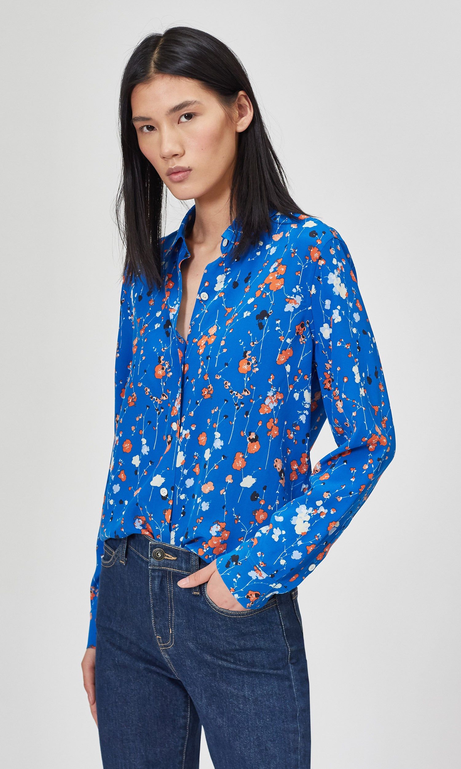 ESSENTIAL SILK SHIRT sold by Equipment