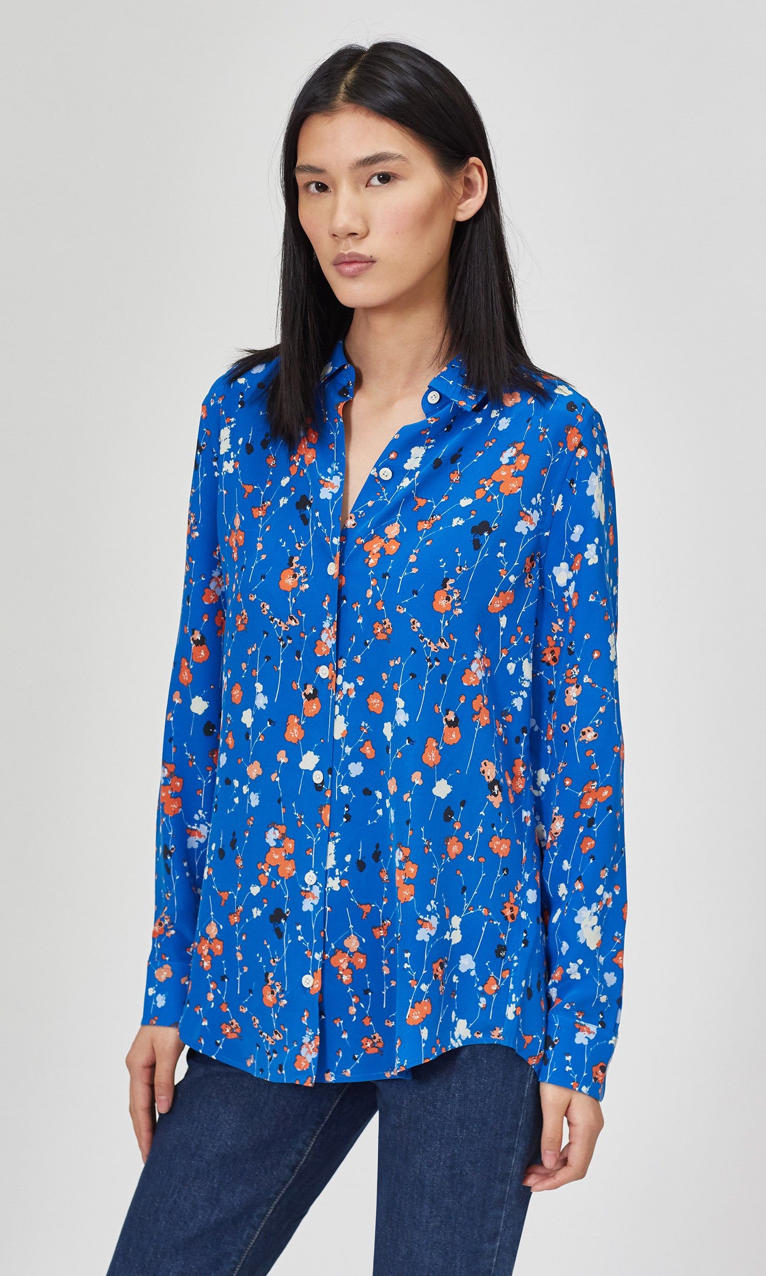 ESSENTIAL SILK SHIRT sold by Equipment product image thumbnail 3