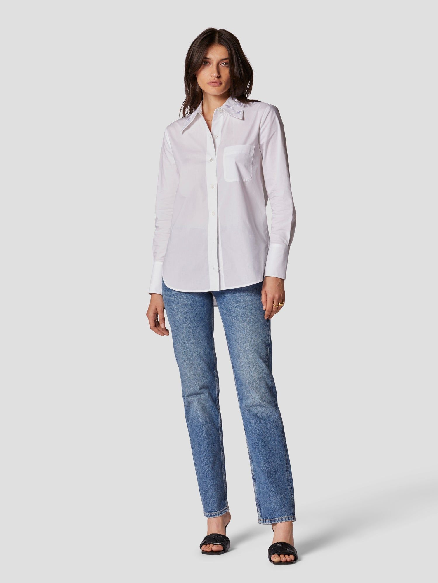 QUINNE COTTON SHIRT sold by Equipment product image thumbnail 2
