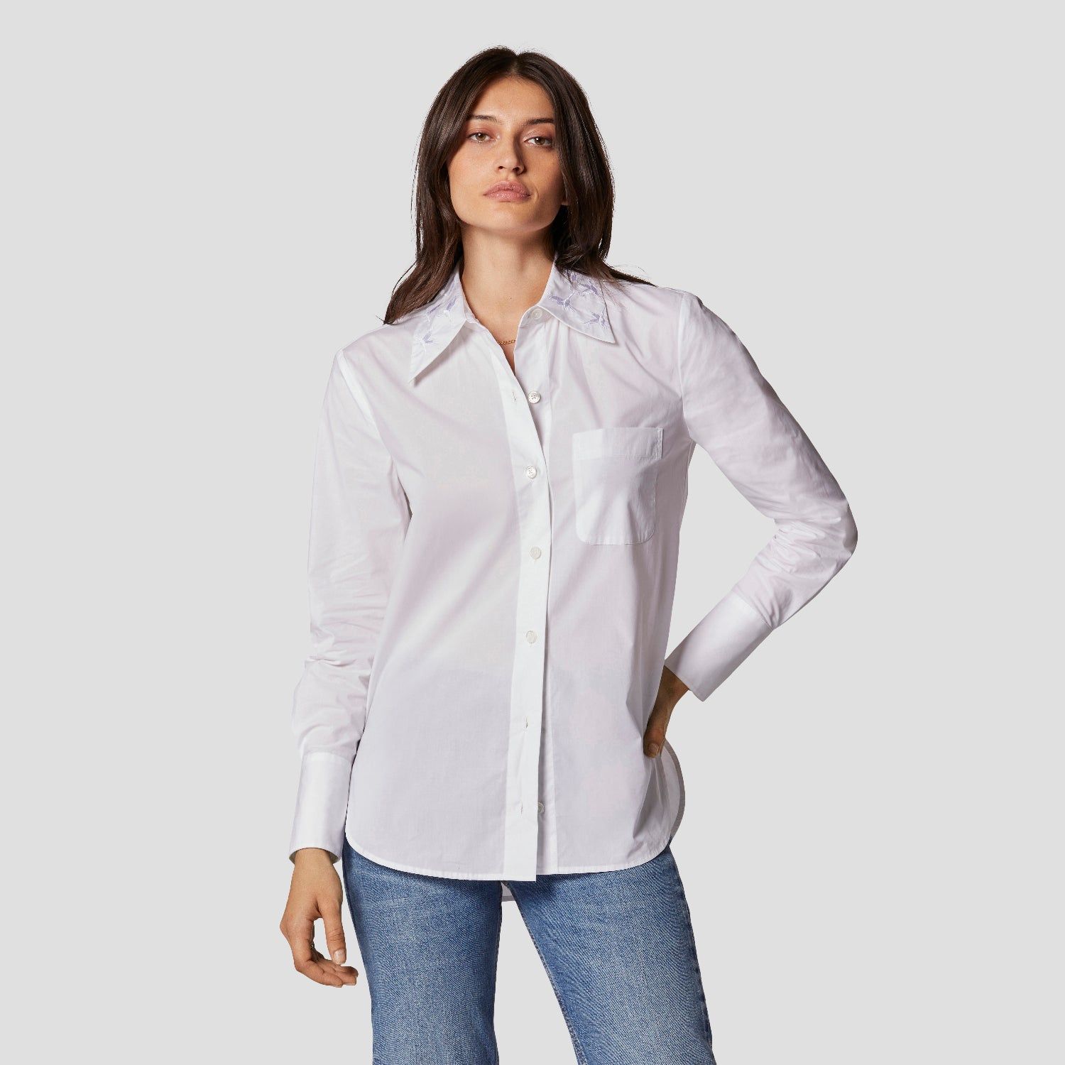 QUINNE COTTON SHIRT sold by Equipment product image thumbnail 7