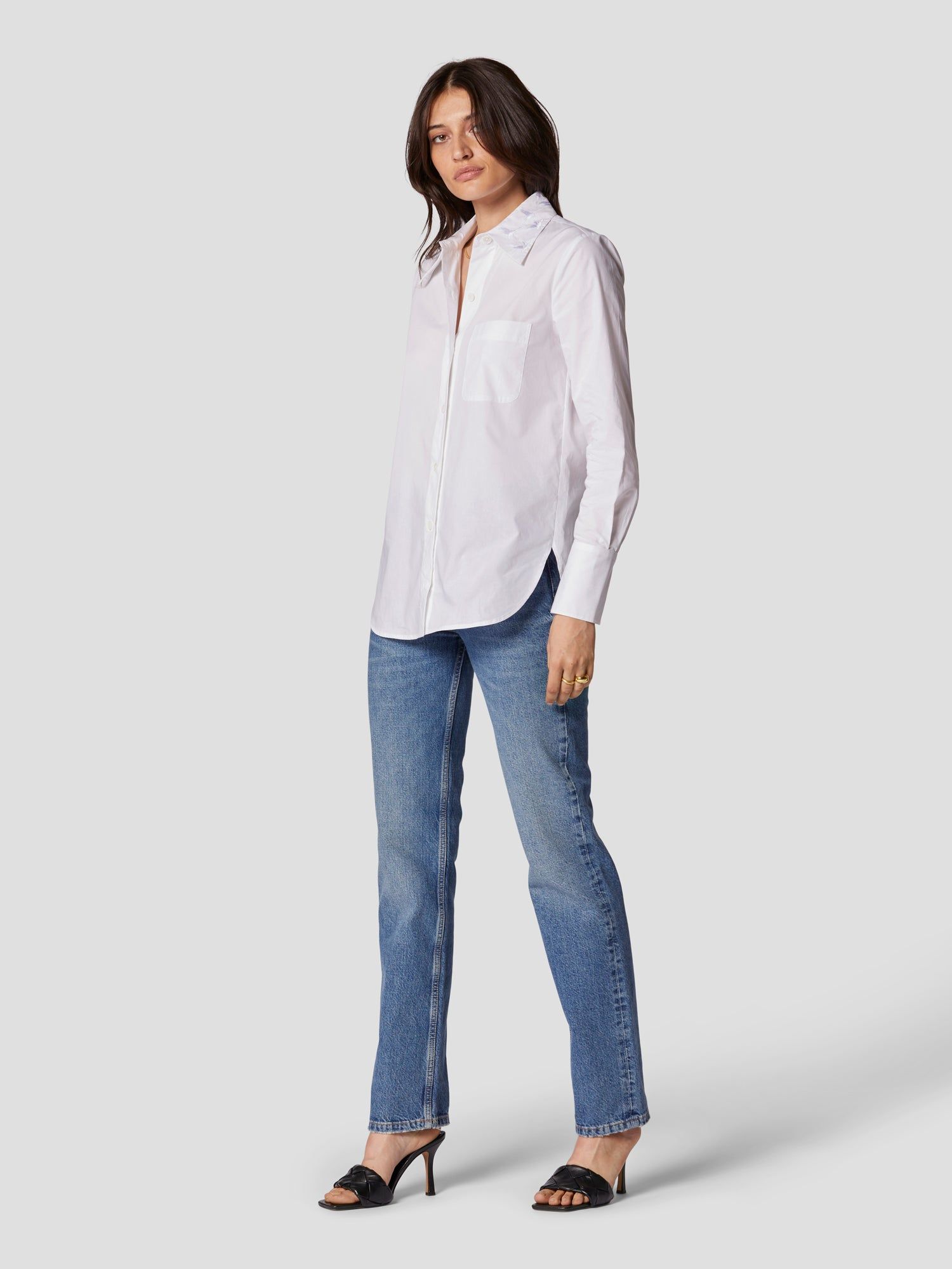 QUINNE COTTON SHIRT sold by Equipment product image thumbnail 4