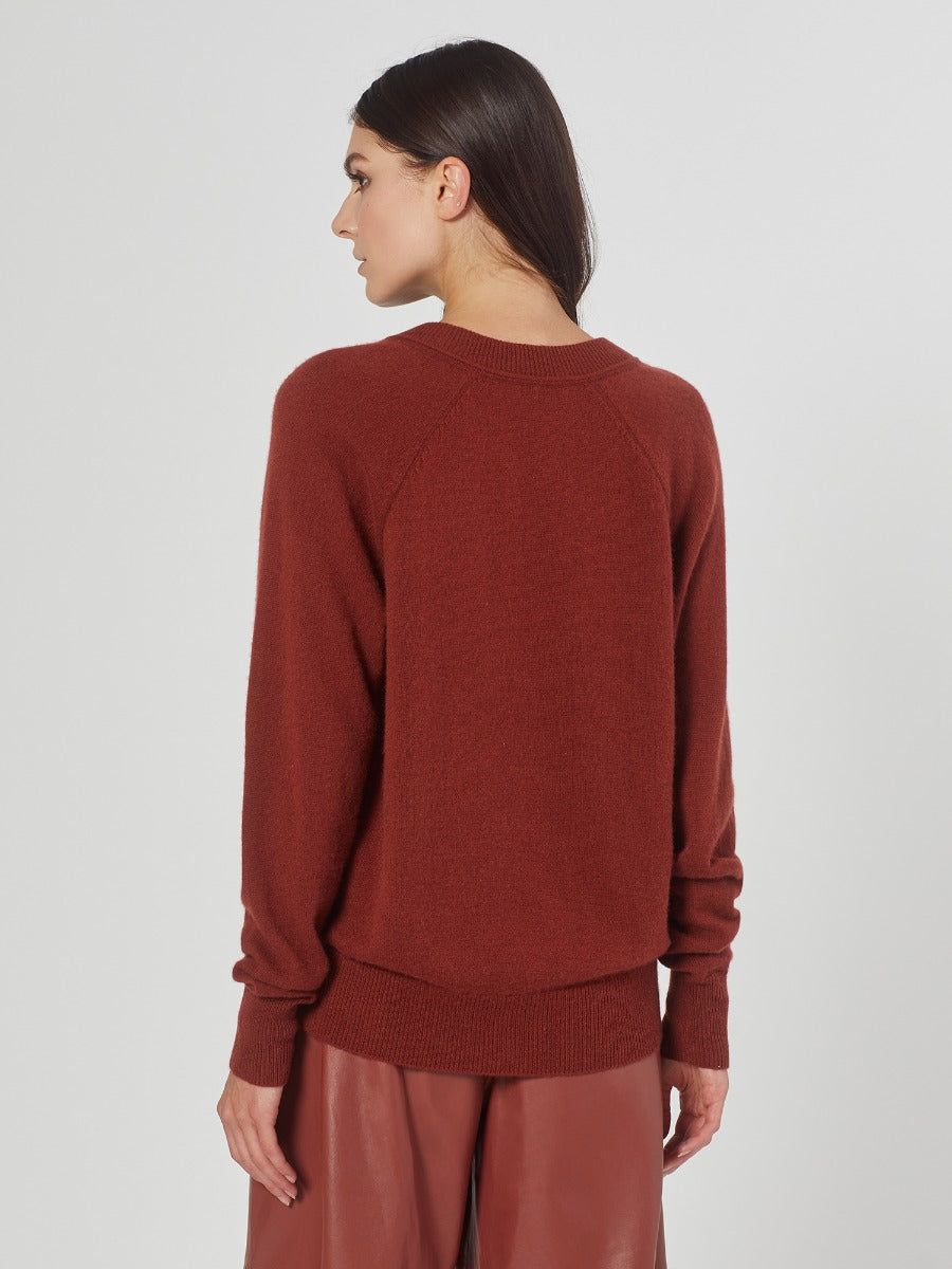 Madalene V-Neck Cashmere Sweater sold by Equipment product image thumbnail 3