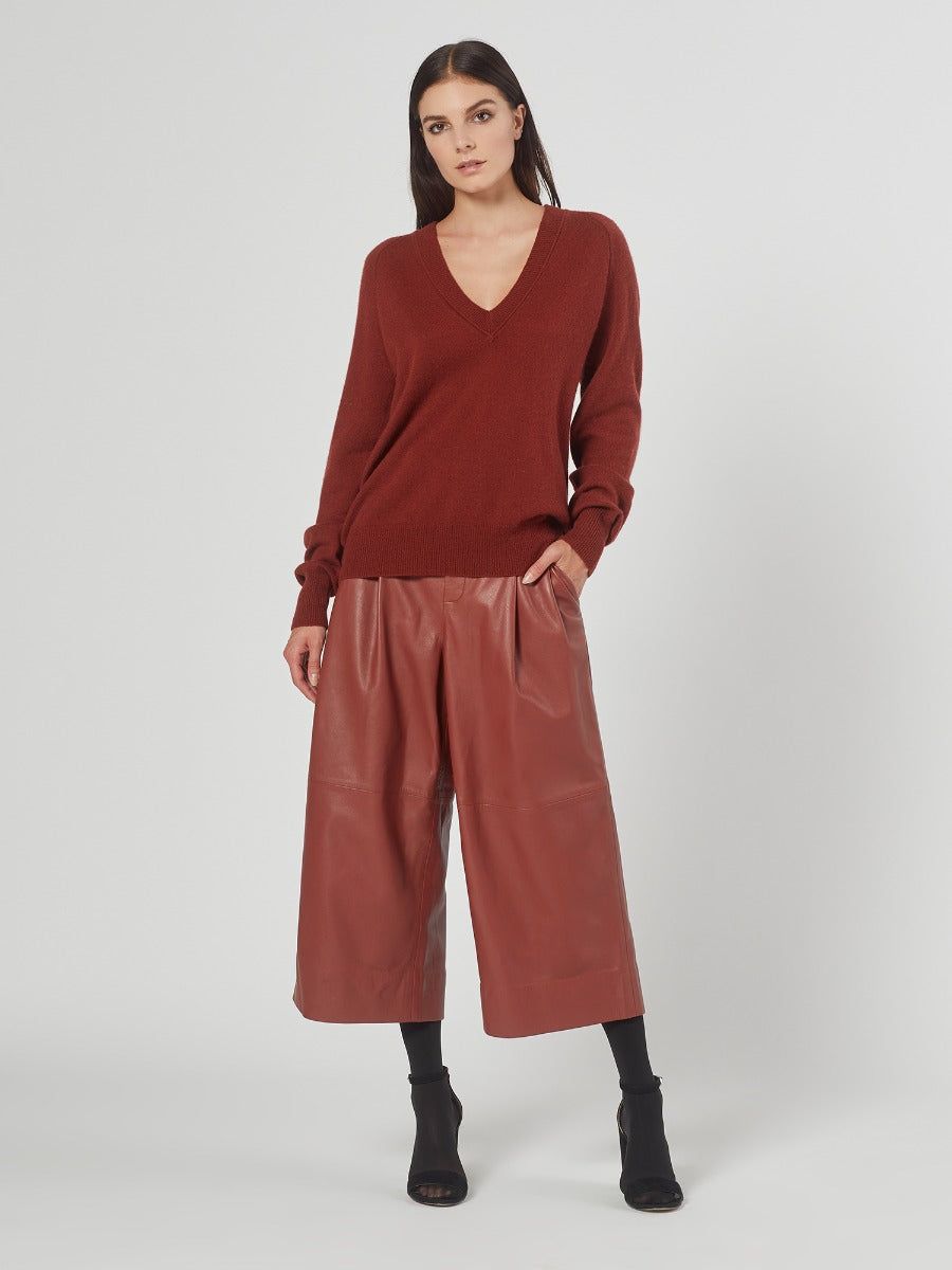 Madalene V-Neck Cashmere Sweater sold by Equipment