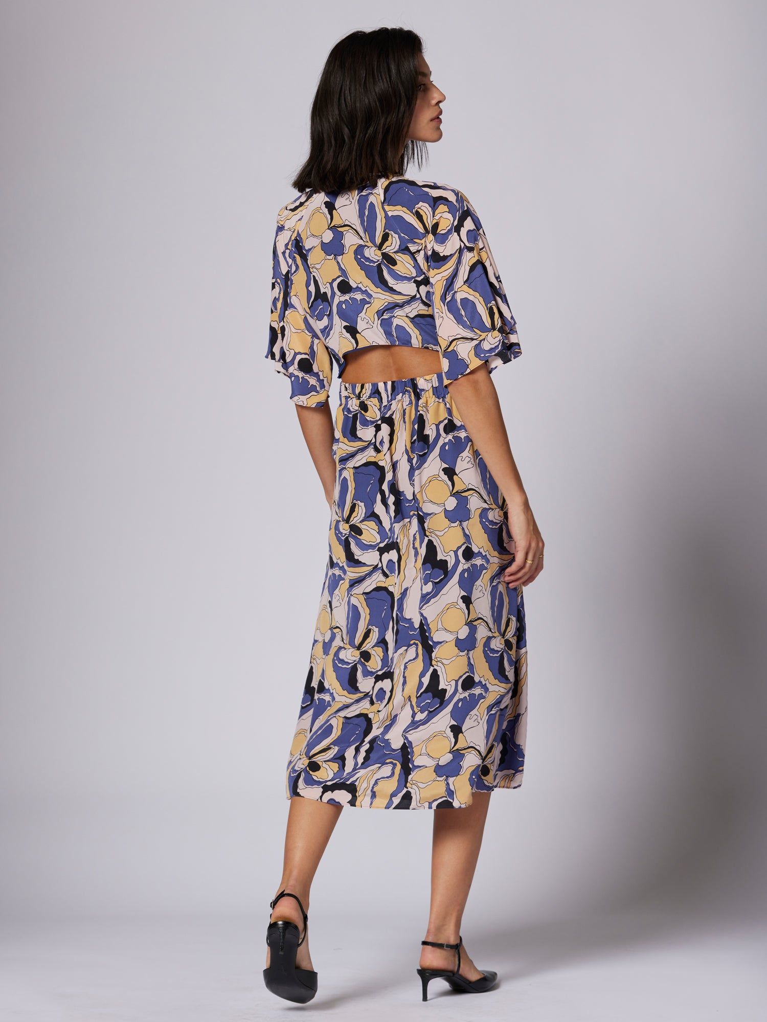 ROSITA MIDI SILK DRESS sold by Equipment product image thumbnail 4