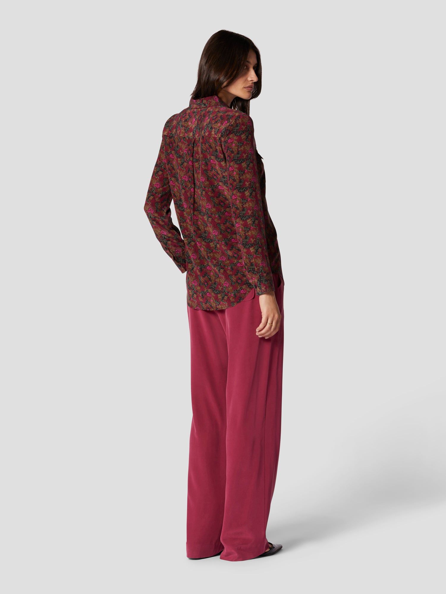 SLIM SIGNATURE SILK SHIRT sold by Equipment product image thumbnail 6