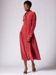 NATACHA MIDI SILK DRESS sold by Equipment